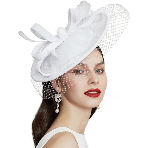 Tea Party Fascinator Kentucky Hat Fascinator Cocktail Pillbox Hat